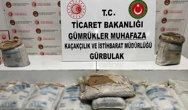 Gürbulak Gümrük Kapısı'nda 240 kilogram uyuşturucu ele geçirildi