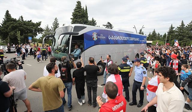 Gürcistan Milli Takımı EURO 2024'e veda etmesine rağmen ülkesinde coşkuyla karşılandı