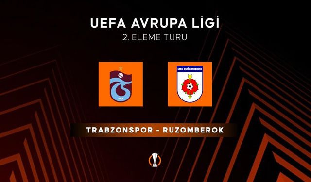 Trabzonspor'un rakibi Ruzomberok oldu