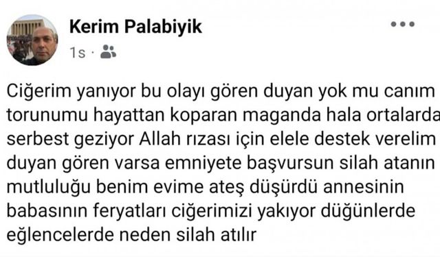 11 aylık Pera bebeğin düğün konvoyundan ateşlenen mermiyle ölümünde 2 gözaltı