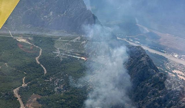 Antalya'da orman yangını