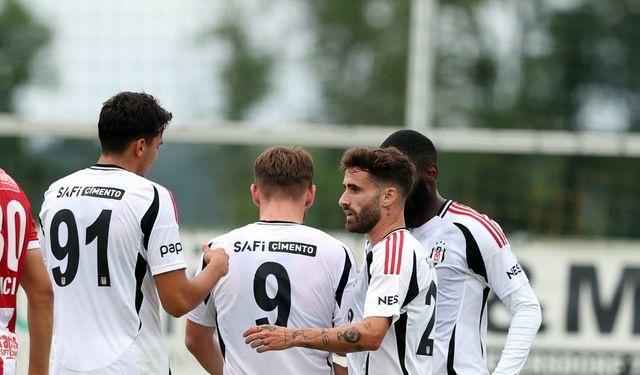 Beşiktaş, kampı beş golle tamamladı