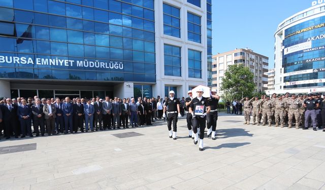 Emniyet müdür yardımcısı, son yolculuğuna uğurlandı