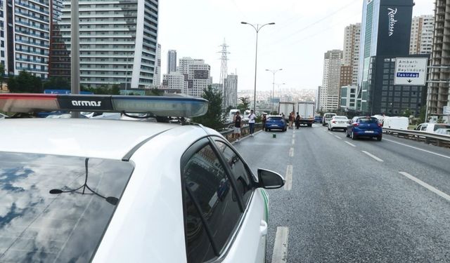 Esenyurt Haramidere bağlantı yolunda ikinci zincirleme trafik kazası