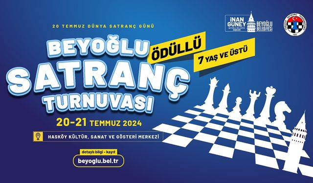 Genç sporcular Beyoğlu Satranç Turnuvası’nda yarışacak