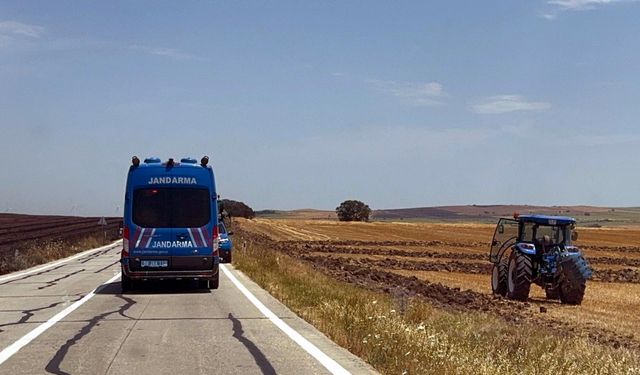 Tekirdağ'da anız yangınında 200 dönüm tarım alanı zarar gördü