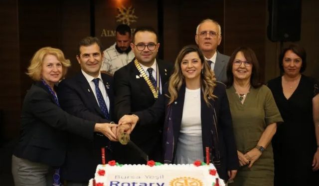 Bursa Yeşil Rotary’de Mustafa Gürkan Midilliç dönemi