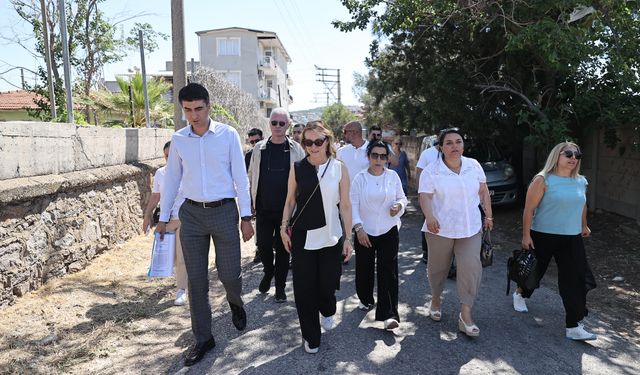 Başkan Mutlu, İZSU Genel Müdürü Erdoğan ile sahaya indi