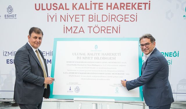 ESHOT KALDER İzmir Şubesi ile kalite yolculuğunu başlattı