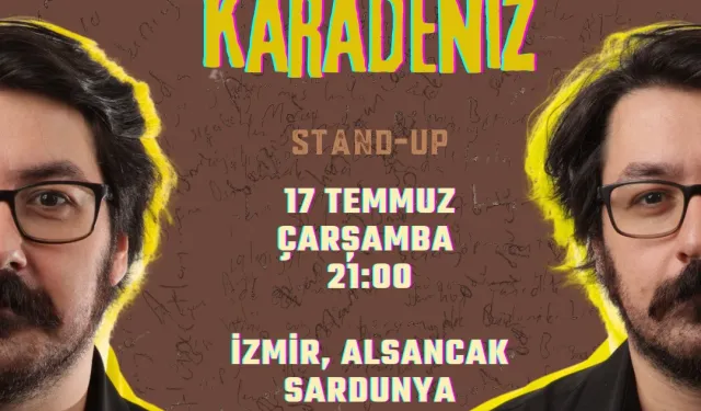 Samet Karadeniz Stand-Up 17 Temmuz 2024, Çarşamba, 21:00 Sardunya Alsancak'ta
