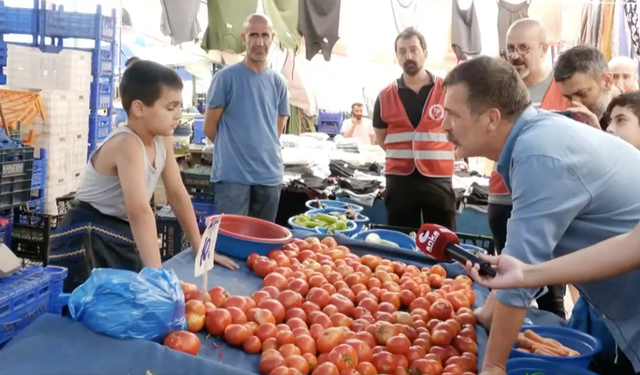 TİP'li Baş, pazarcı çocuğun dertlerini dinledi