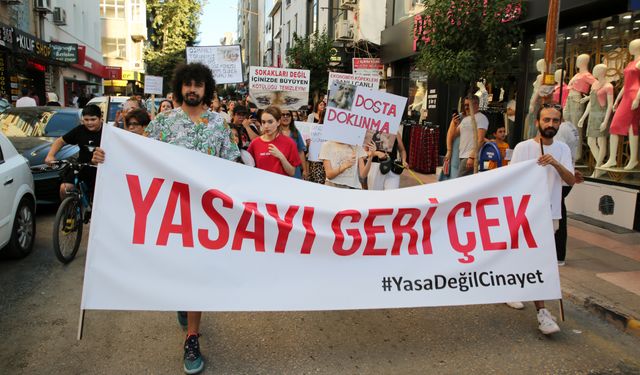 Hayvanseverlerden 'Yasayı geri çek' yürüyüşü