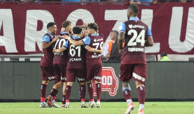 Trabzonspor zaferle tur atladı