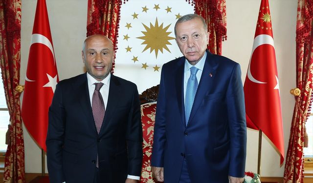 Erdoğan, TİM Başkanı'nı kabul etti