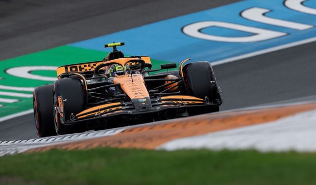 Hollanda'da kazanan Lando Norris