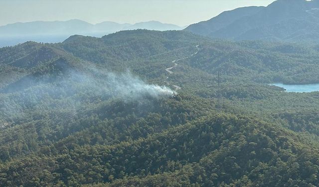 Marmaris'teki orman yangını söndürüldü