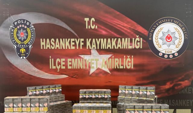 712 paket kaçak sigara ele geçirildi