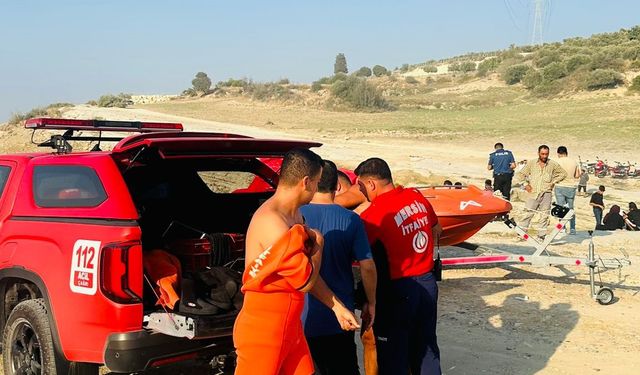 Baraj gölüne giren genç boğuldu