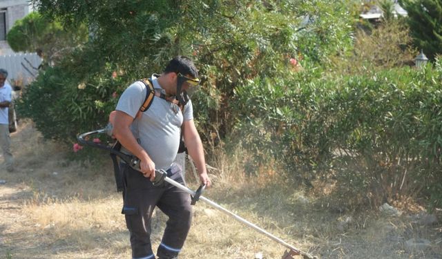 Bodrum Belediyesi temizlik çalışmalarını sürdürüyor