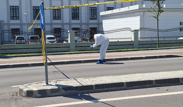 Emniyetin otoparkında bıçakla araçlara zarar verip polislere saldırmaya çalışınca bacağından vuruldu