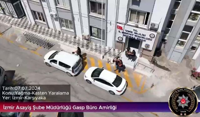 İzmir'de cep telefonu ve kredi kartı gasbeden 3 şüpheli tutuklandı