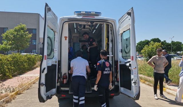 Kalp krizi geçirdi, ambulans helikopterle hastaneye yetiştirildi