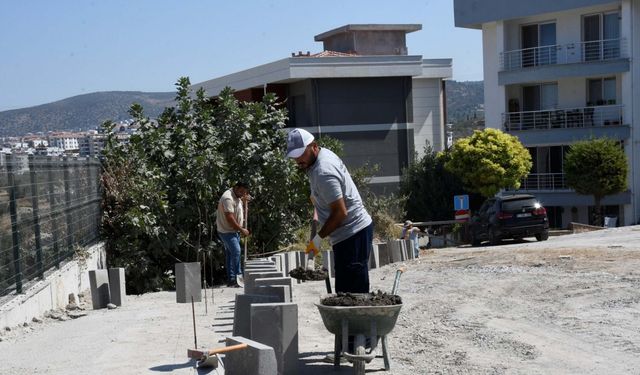 Kuşadası'nın yolları yenileniyor