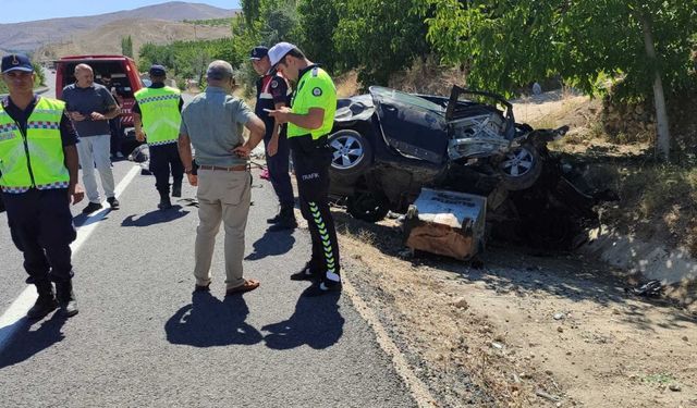 Malatya'da otomobil, takla attı: 3 ölü, 1 yaralı