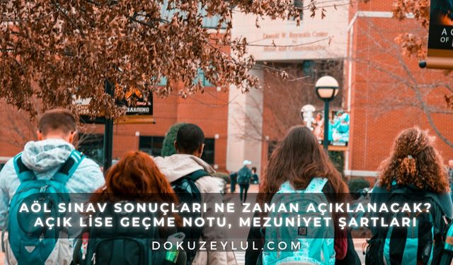 AÖL sınav sonuçları ne zaman açıklanacak? Açık lise geçme notu, mezuniyet şartları