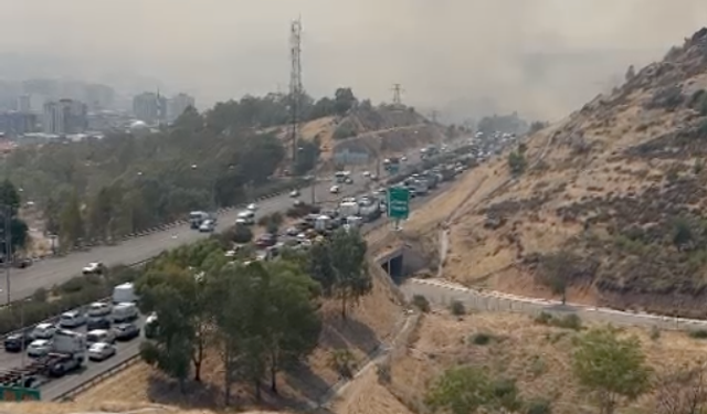 Çevreyolunun Karşıyaka yönünde trafik durdu!