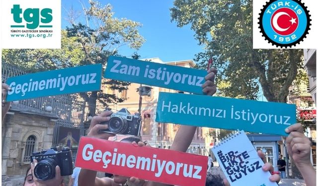 TGS'den çarpıcı açıklama: 'Gazeteciler Geçinemiyor!'