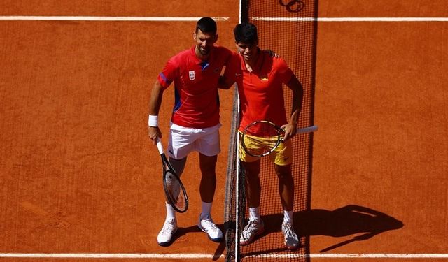 Novak Djokovic ve Carlos Alcaraz olimpiyat tarihine geçti