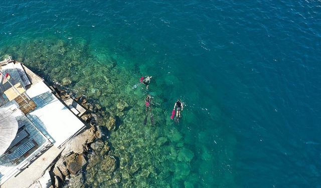 Gönüllü dalgıçlar, deniz dibi temizliğini tamamladı