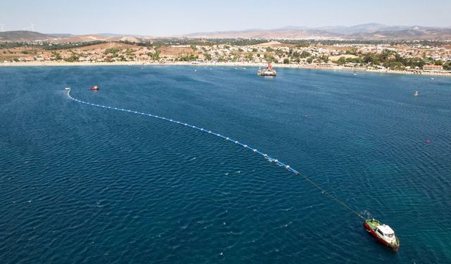 Akarca Koyu’nda maviyi artıracak projede sona doğru