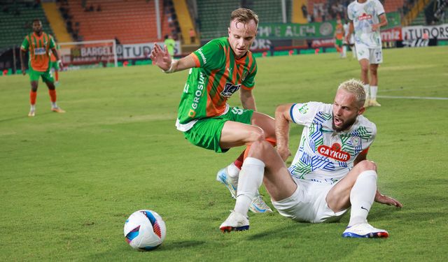 Alanyaspor'a tek gol yetti