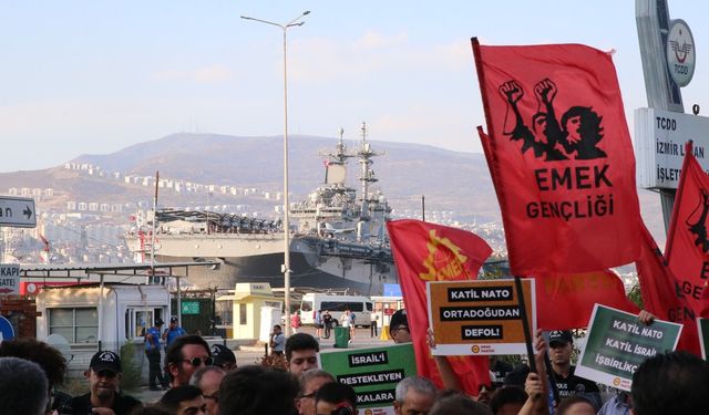 EMEP'ten sert tepki: ABD savaş gemisi İzmir'de, İsrail destekleniyor