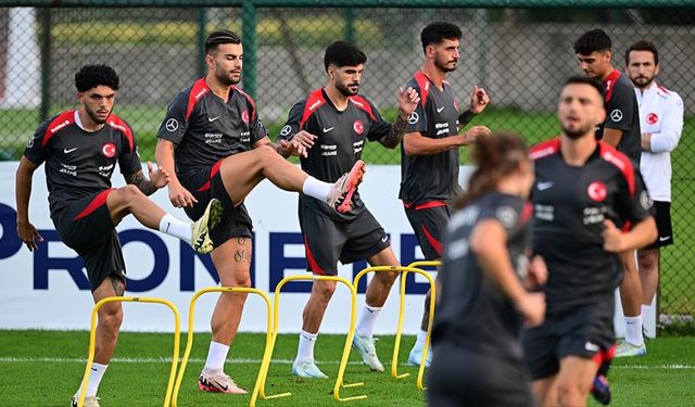 A Milli Futbol Takımı, Galler maçının hazırlıklarına başladı