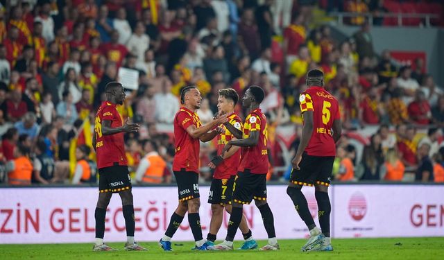 Göztepe sahasında galip