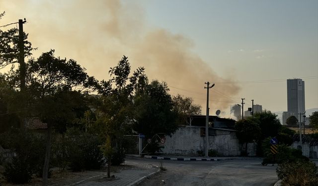 Su depolama sahasındaki yangın kontrol altında