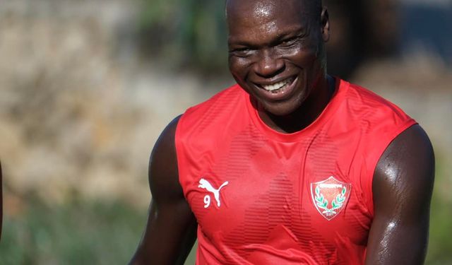 Aboubakar, Hatayspor’da ilk idmanına çıktı