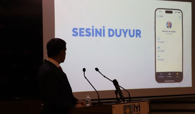 İYİ Partili Kavuncu, partisinin 'SenSeç' uygulamasını tanıttı