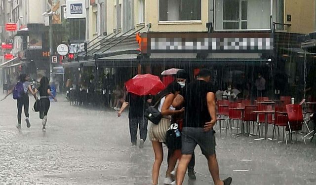 İzmir için 'sağanak' uyarısı