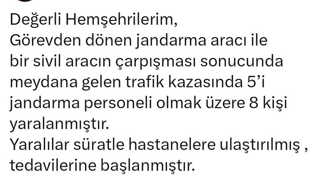 Malatya’da askeri araç ile otomobil çarpıştı: 5’i asker 8 yaralı