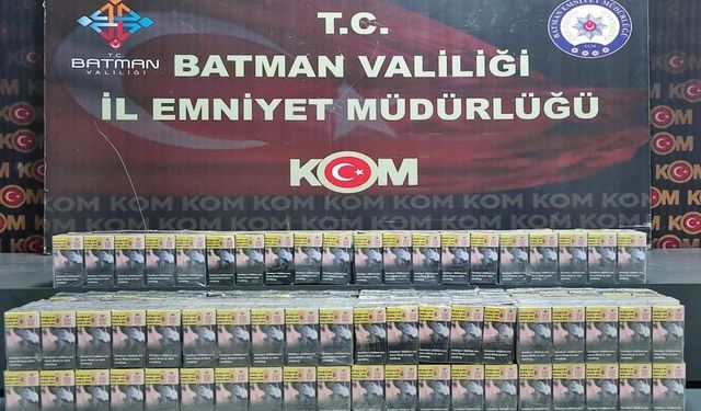 400 paket kaçak sigara ele geçirildi