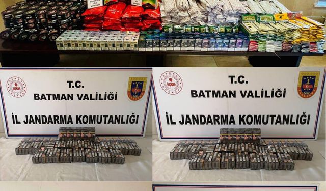 Batman'da kaçakçılığa 10 gözaltı