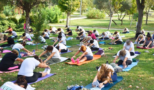 Hareketlilik Haftası’na yoga ve pilatesli karşılama