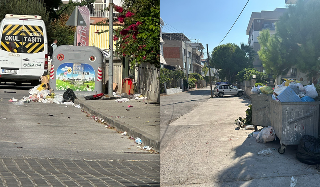 AKP Çiğli'den belediyeye çok sert çöp çıkışı!