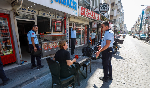 Karşıyaka'da işgaliye denetimi: 11 işletemeye ceza