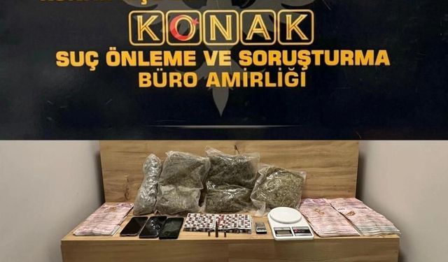 İzmir'de torbacıların zula olarak kullandığı eve baskın; 2 tutuklama