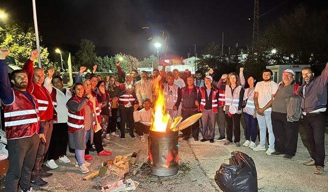 Polonez işçilerine ters kelepçeli gözaltı: Direnişin 59. gününde polis müdahalesi